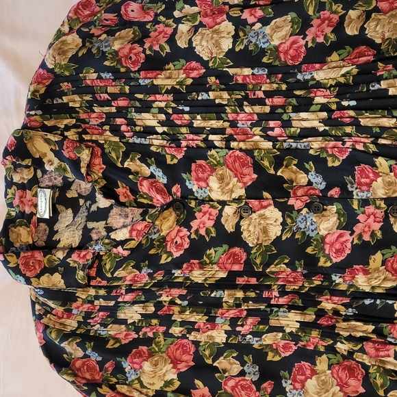 Daiquiri dress floral vintage 70's Cottage Core maxi - Picture 14 of 16